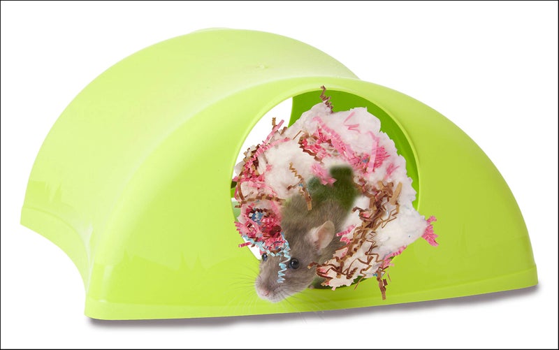 LixitÂ® Critter Hollow Igloo Hidaway Home for Guinea Pigs, Chinchillas, Rats and Other Small Animals (Pink, 1 Pack) - Image 3